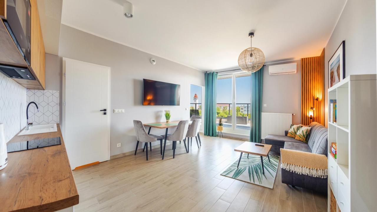 Apartamenty Delux Sun & Snow Nowe Hallerowo Z Przestronnym Tarasem - Blisko Centrum Władysławowo Esterno foto